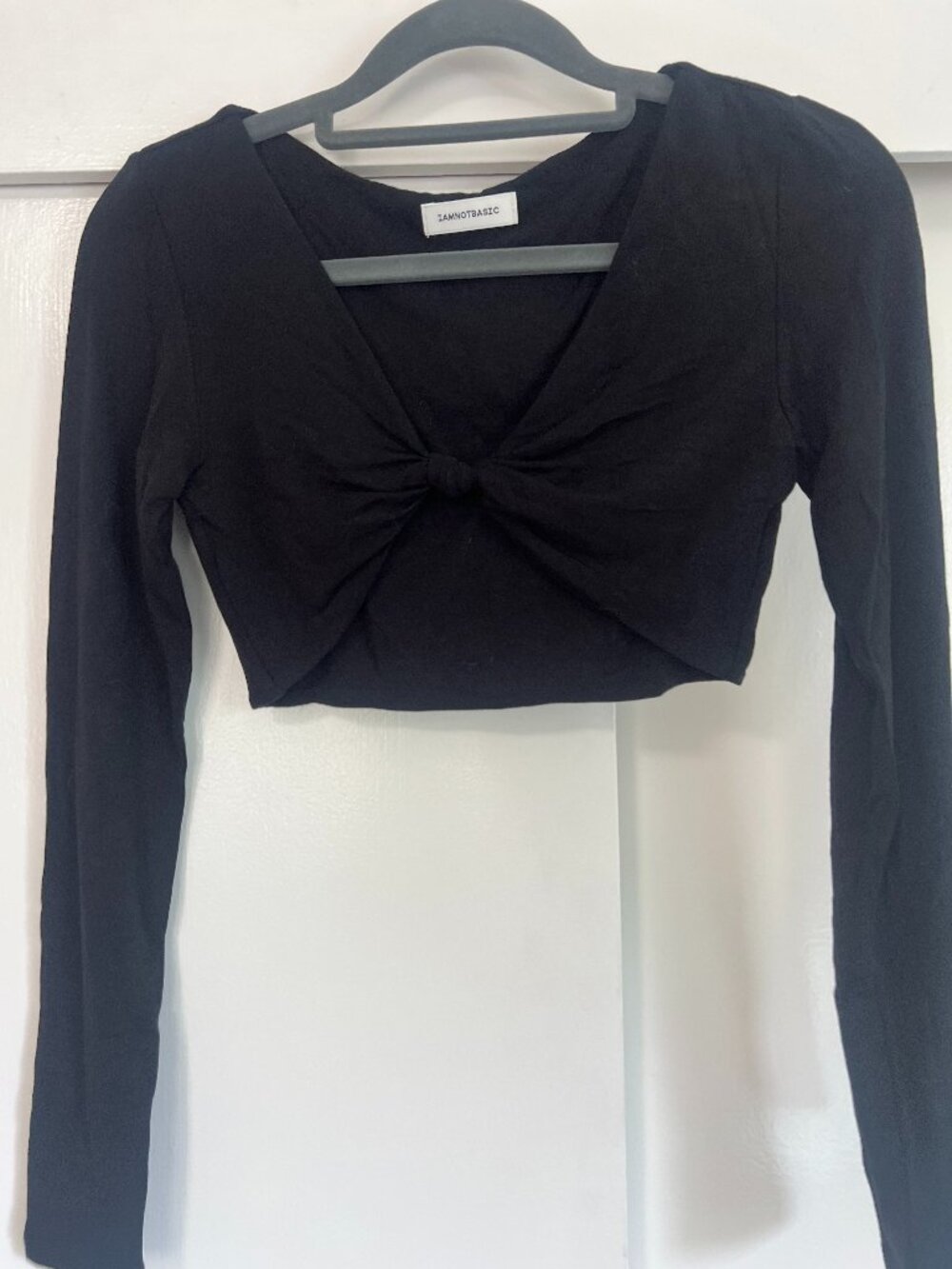 IAMNOTBASIC Hillary Top in Black